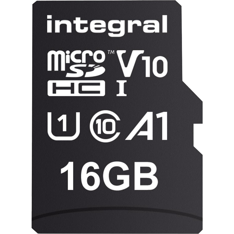 Carte mémoire 16GB MicroSD Integral + SD adapter (INMSDH16G-100V10) - photo 2
