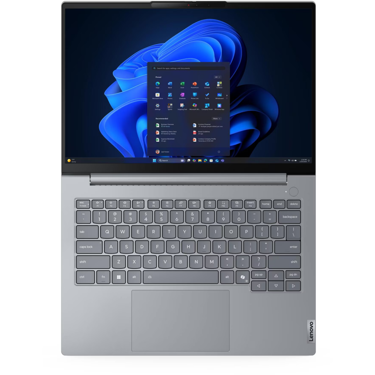 Ordinateur portable Lenovo ThinkBook 14 G9 AHP Arctic Grey (21V000BRFR) - photo 4