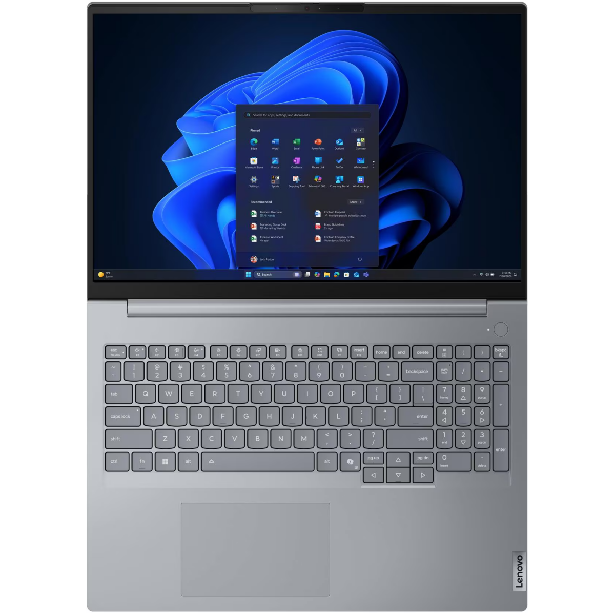 Ordinateur portable Lenovo ThinkBook 16 G9 AHP Arctic Grey (21UT00ACFR) - photo 4