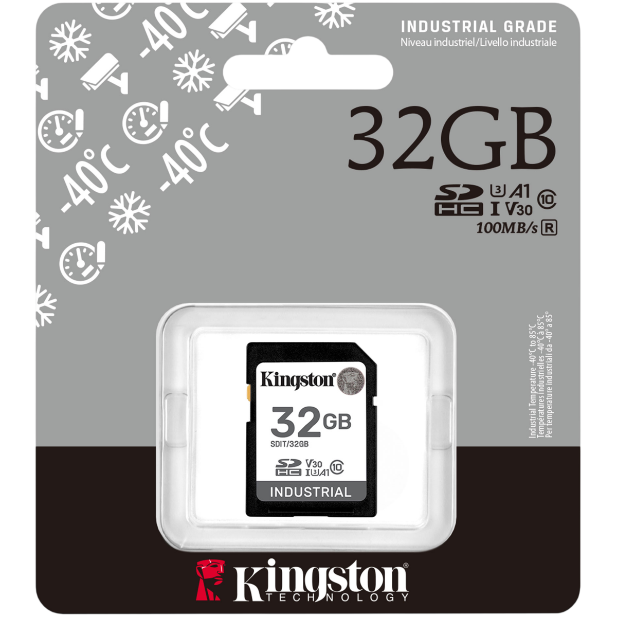 Carte mémoire 32GB SD Kingston Industrial (SDIT/32GB) - photo 3