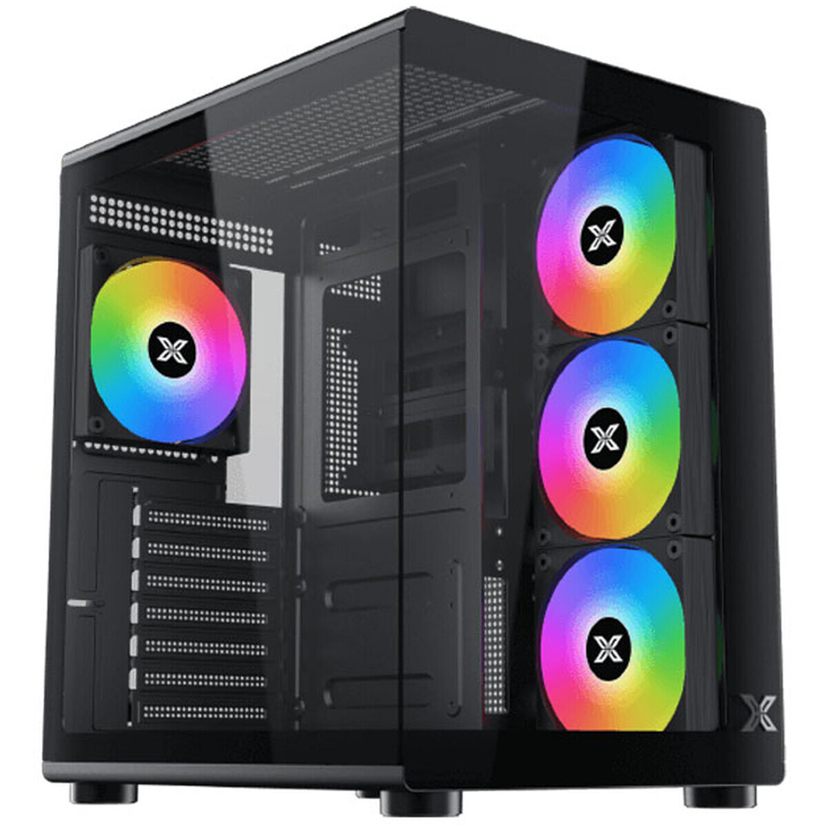 Boîtier Xigmatek Aqua Compact Air Black (EN48265)