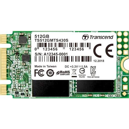 SSD Transcend MTS430 512Gb (TS512GMTS430S)