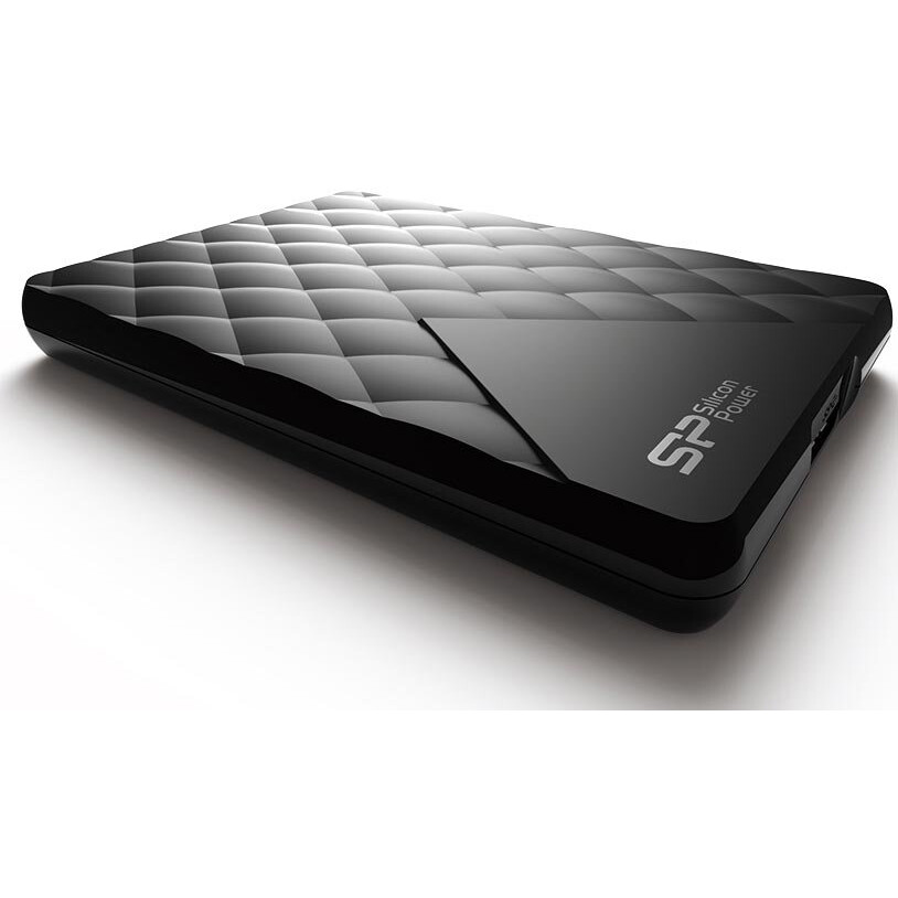 Ārējie cietie diski un SSD 1Tb Silicon Power Diamond D06 Black (SP010TBPHDD06S3K) - foto 2