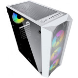 Datoru korpuss Powercase Rhombus X4 White (CMRMW-L4)