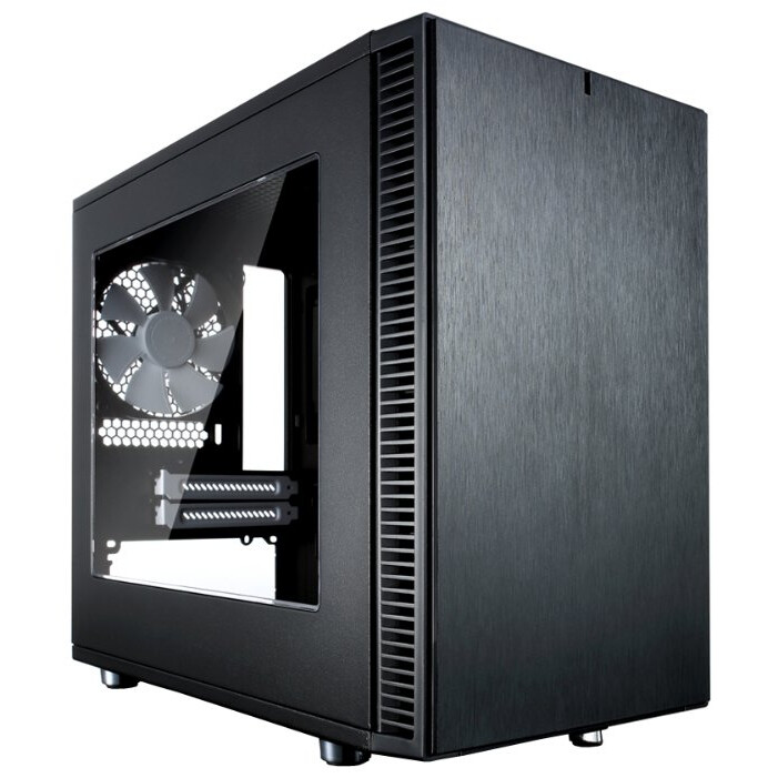 Datoru korpuss Fractal Design Define Nano S Black Window - FD-CA-DEF-NANO-S-BK-W