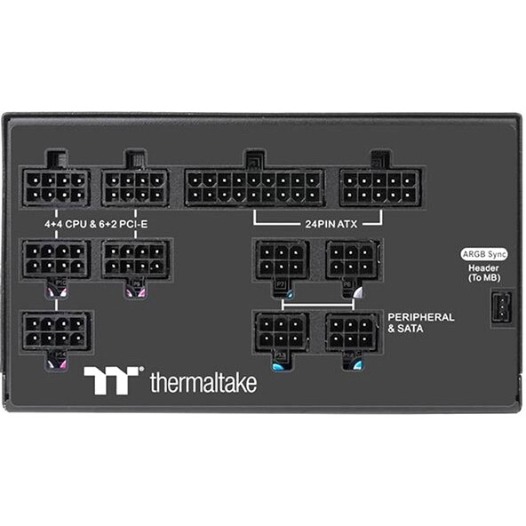Barošanas bloks 850W Thermaltake Toughpower PF1 ARGB (PS-TPD-0850F3FAPE-1) - foto 4