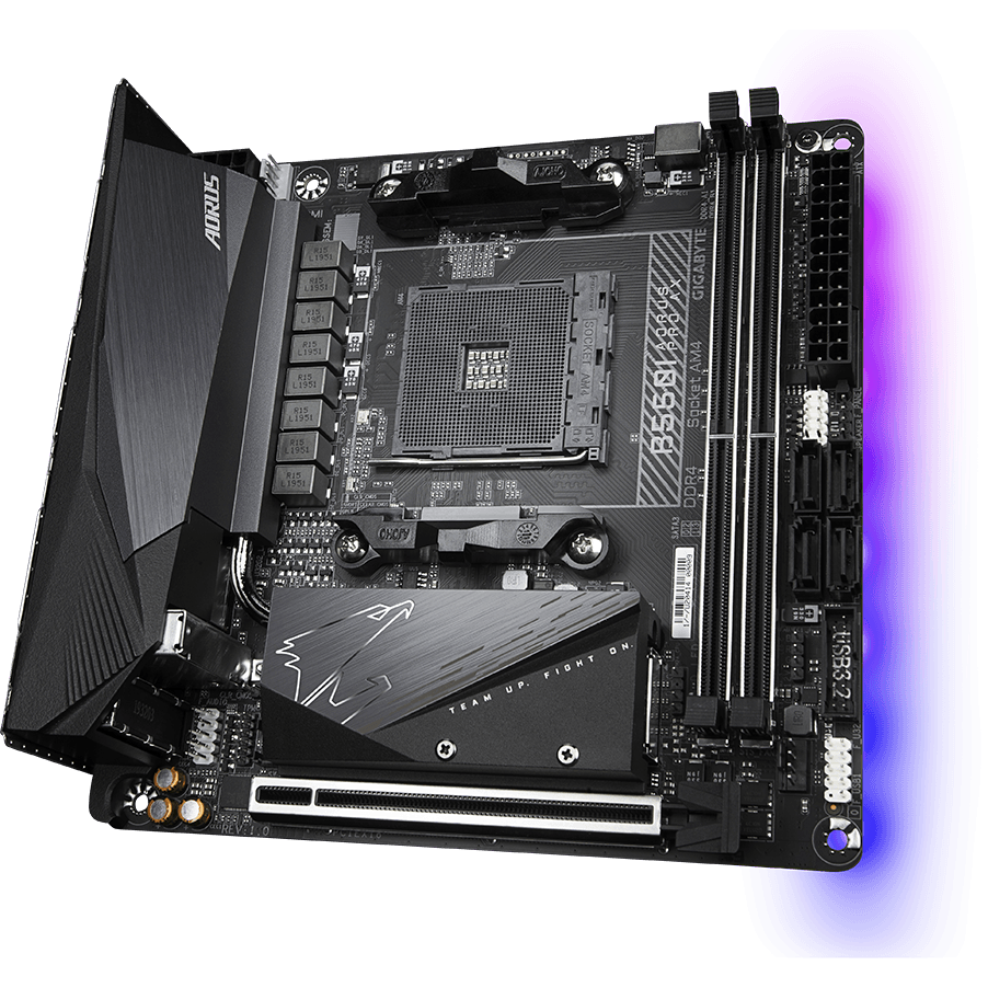 Pamatplate Gigabyte B550I AORUS PRO AX - foto 2
