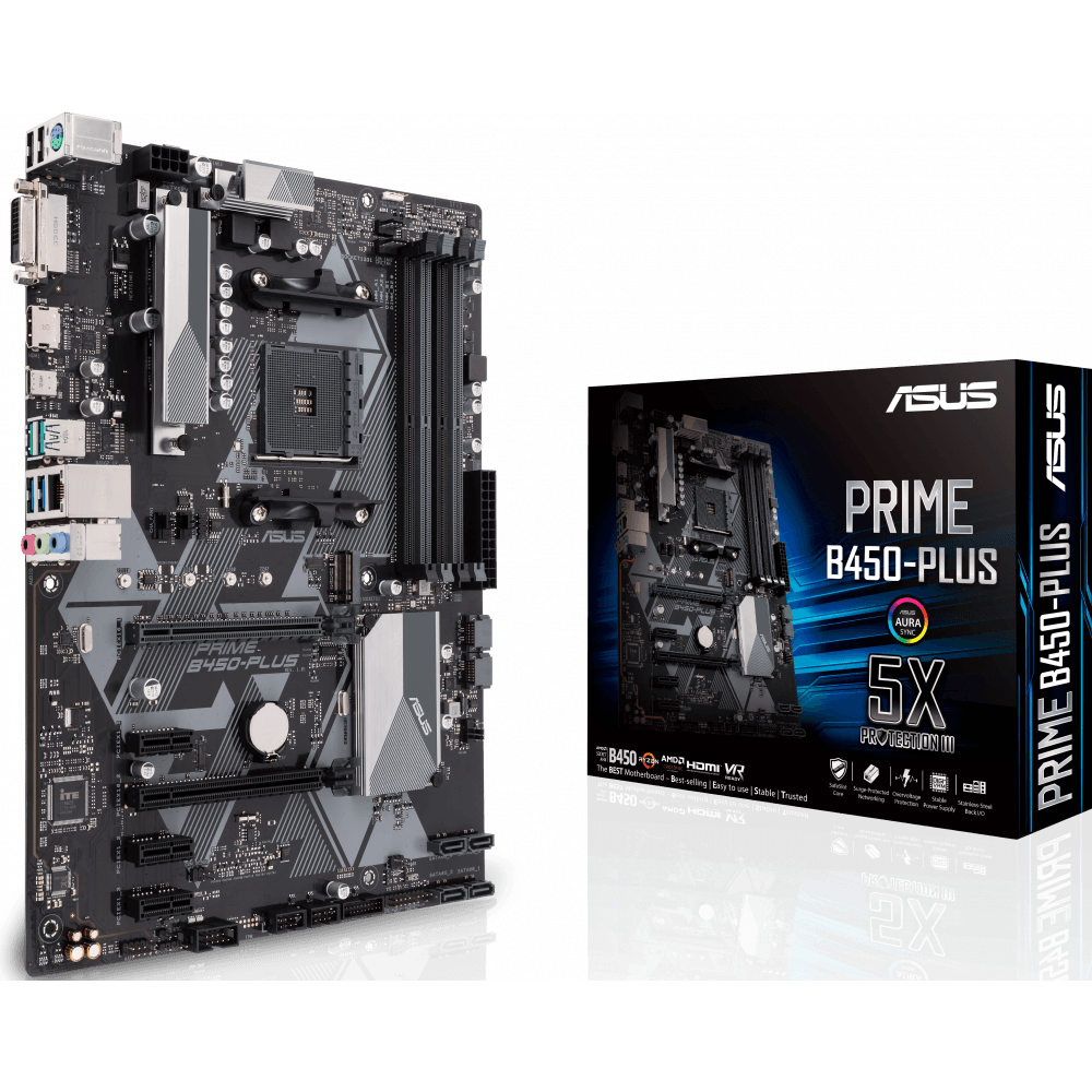 Pamatplate ASUS PRIME B450-PLUS (PRIME B450-PLUS) - foto 5