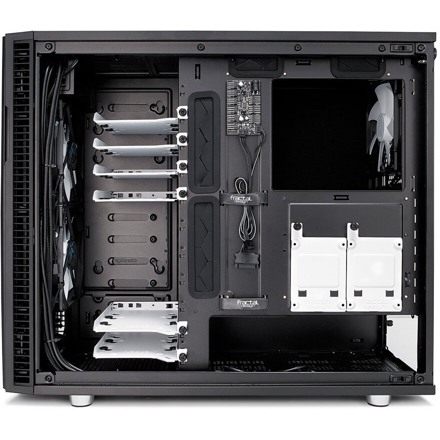 Datoru korpuss Fractal Design Define R6 Black - FD-CA-DEF-R6-BK - foto 11