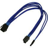 Adapter PCI-E 6-pin - PCI-E 6+2-pin, 0.3м, Nanoxia NXP683EB