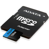 Memory card ADATA 64Gb MicroSD Premier + SD adapter (AUSDX64GUICL10A1-RA1)