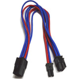 Adapter PCI-E 6-pin - PCI-E 6+2-pin, 0.3м, Nanoxia NXP683EBR