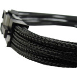 Barošanas pagarinātājs GELID 6+2-pin, 0.3m (CA-8P-05) Black