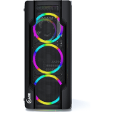 Datoru korpuss Powercase Mistral X4 Mesh LED Black (CMIXB-L4)