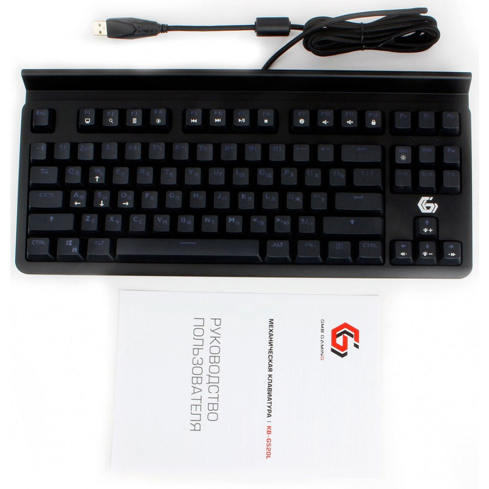 Tastatūra Gembird KB-G520L Black - foto 4