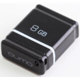 USB zibatmiņa 8Gb QUMO Nano Black (QM8GUD-NANO-B)