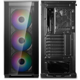 Datoru korpuss DeepCool MATREXX 70 ADD-RGB 3F Black (DP-ATX-MATREXX70-BKG0P-3F)