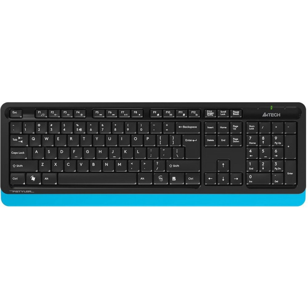 Tastatūra + pele A4Tech Fstyler FG1010 Black/Blue - foto 2