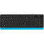 Tastatūra + pele A4Tech Fstyler FG1010 Black/Blue - foto 2