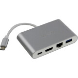 Pārejas savienojums USB Type-C - HDMI/USB 3.0/RJ-45/USB Type-C, VCOM CU455