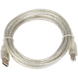 Kabelis USB 2.0 A (M) - B (M), 3m, Telecom VUS6900T-3MTP