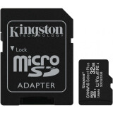 La carte mémoire Kingston MicroSD 32Gb Canvas Select Plus + SD Adapter (SDCS2/32GB)