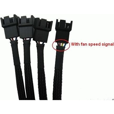 Sadalītājs GELID 1xMolex + 4-pin - 4x 4-pin PWM (CA-PWM-03) - foto 2