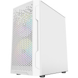 Datoru korpuss Powercase Mistral Micro Z3W Mesh LED White (CMIMZW-L3)