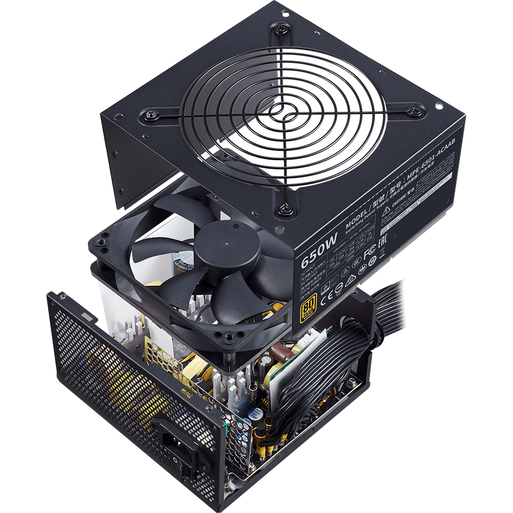 Barošanas bloks 650W Cooler Master MWE Bronze V2 (MPE-6501-ACAAB-EU) - foto 9