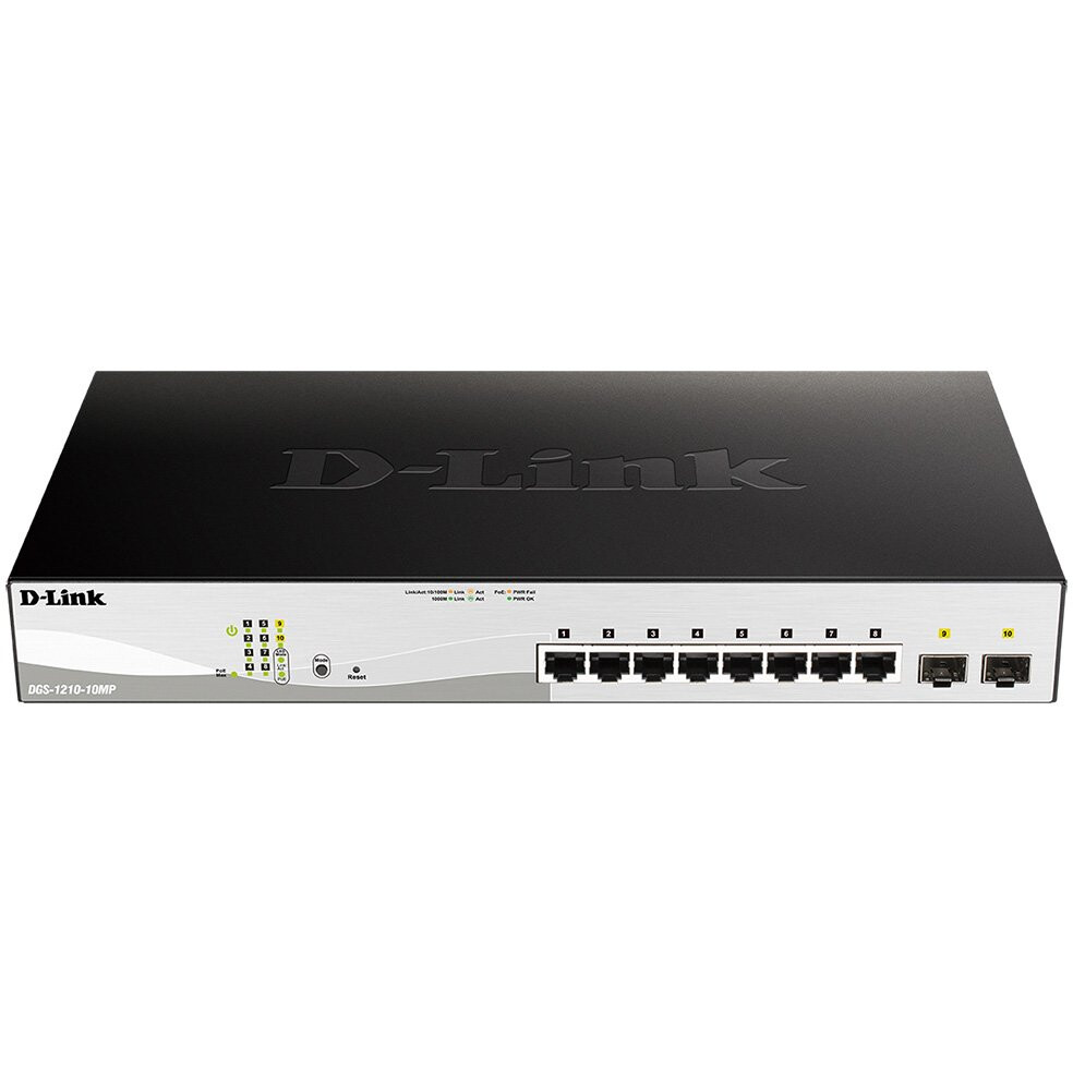 Commutateur (switch) D-Link DGS-1210-10MP/F - DGS-1210-10MP/E - photo 2