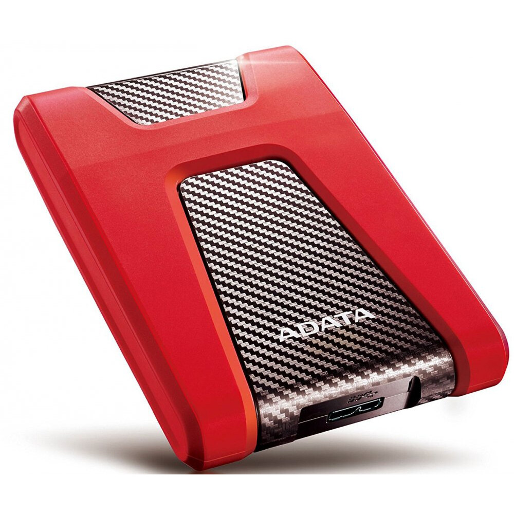 Disque dur externe 2TB ADATA HD650 Red (AHD650-2TU31-CRD)
