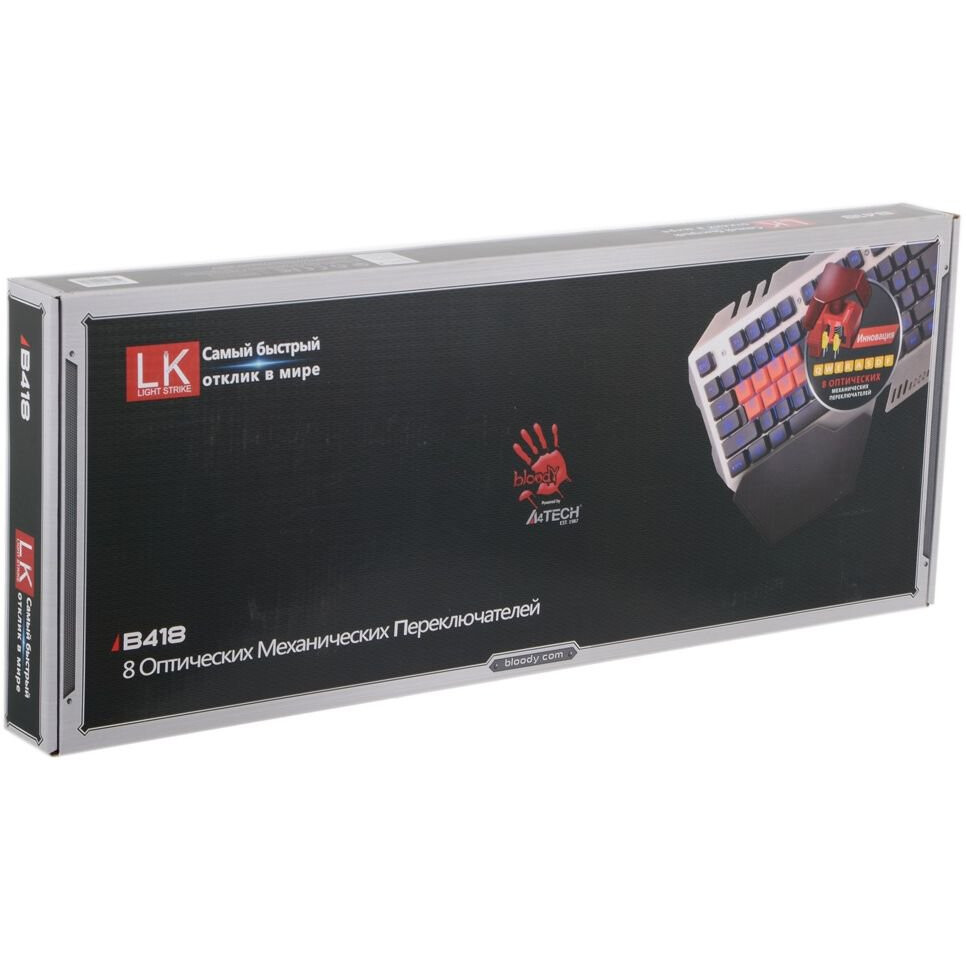 Tastatūra A4Tech Bloody B418 Grey - foto 5