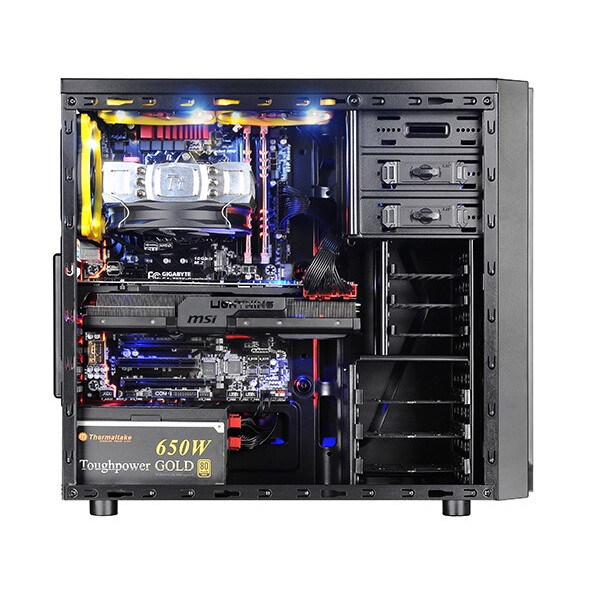 Korpuss Thermaltake Versa H24 Black (CA-1C1-00M1NN-00/02) - foto 4