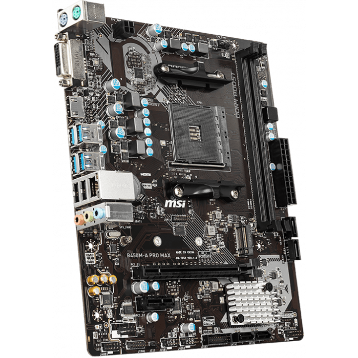 Pamatplate MSI B450M-A PRO MAX - foto 3