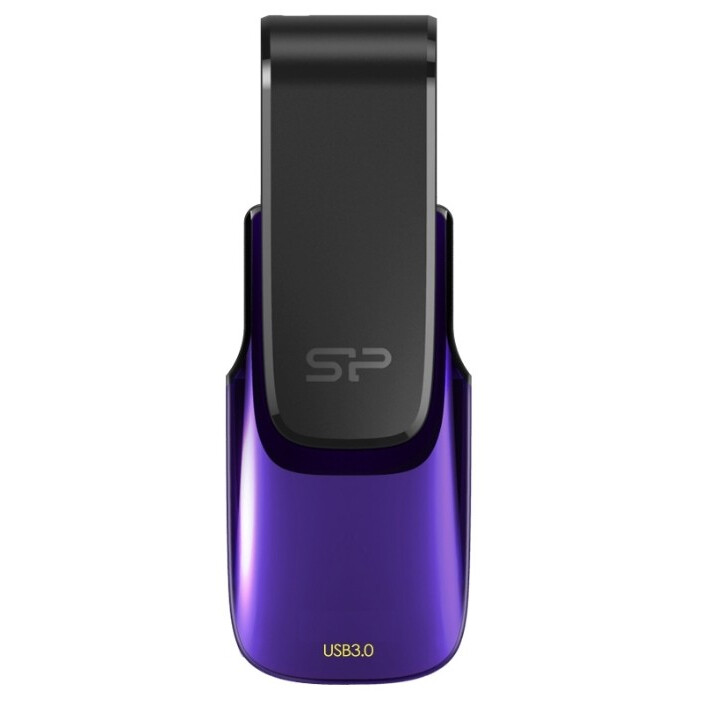 USB zibatmiņa 16Gb Silicon Power Blaze B31 Violet (SP016GBUF3B31V1U)