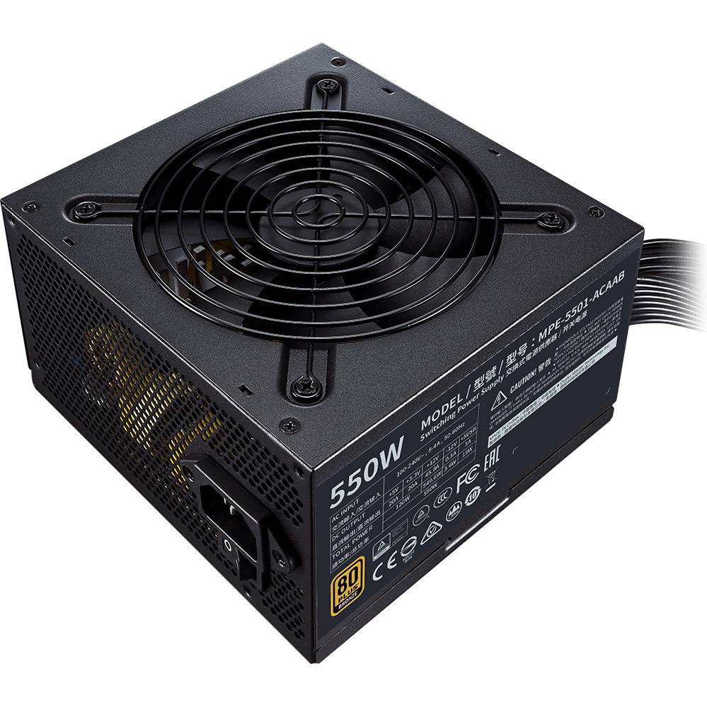 Barošanas bloks 550W Cooler Master MWE Bronze V2 (MPE-5501-ACAAB-EU)