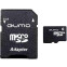 Atmiņas kartes 128Gb MicroSD QUMO + SD adapter (QM128GMICSDXC10U1)