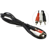 Câble 3.5 Jack (M) - 2xRCA (M), 1.5m, 5bites AC35J2R-015M