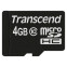 Atmiņas kartes 4Gb MicroSD Transcend (TS4GUSDC10)