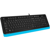 Tastatūra A4Tech Fstyler FK10 Black/Blue