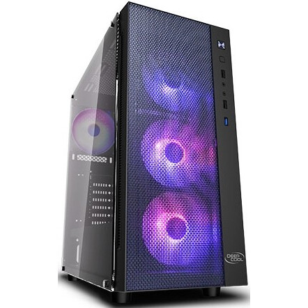 Datoru korpuss DeepCool MATREXX 55 MESH ADD-RGB 4F Black