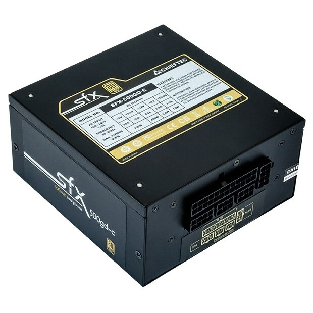 Barošanas bloks 500W Chieftec (SFX-500GD-C) - foto 3