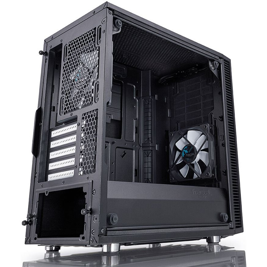 Datoru korpuss Fractal Design Define Mini C TG Black - FD-CA-DEF-MINI-C-BK-TG - foto 14