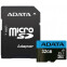 Carte mémoire 32GB MicroSD ADATA Premier + SD adapter  (AUSDH32GUICL10A1-RA1)