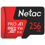 Atmiņas kartes 256Gb MicroSD Netac P500 Extreme Pro (NT02P500PRO-256G-S)