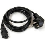 Barošanas kabelis Schuko - IEC-320-C13, 1.8m, VCOM CE021-CU0.75 EURO-1.8 (CE021-CU0.75-1.8M)
