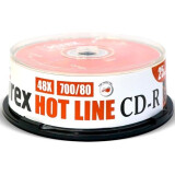 Disks CD-R Mirex 700Mb 48x HotLine Cake Box (25pcs) (201601)