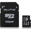 Atmiņas kartes 64Gb MicroSD QUMO + SD adapter (QM64GMICSDXC10U1)