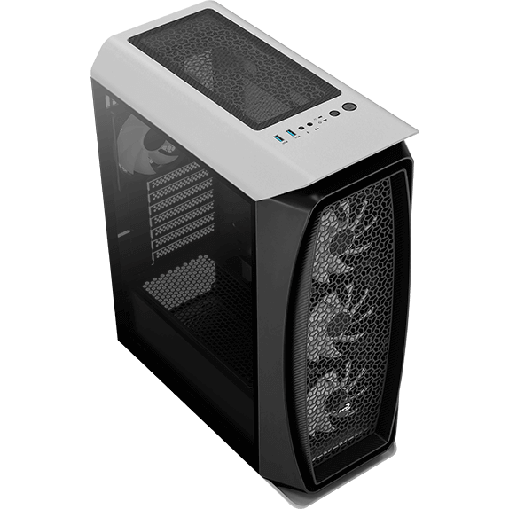Datoru korpuss AeroCool Aero One Frost White - EN52335 - foto 4