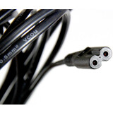 Barošanas kabelis CEE 7/16 - IEC-320-C7, 3m, VCOM CE023-CU0.5-3M